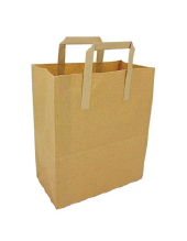 3 Paper bags with flat handle